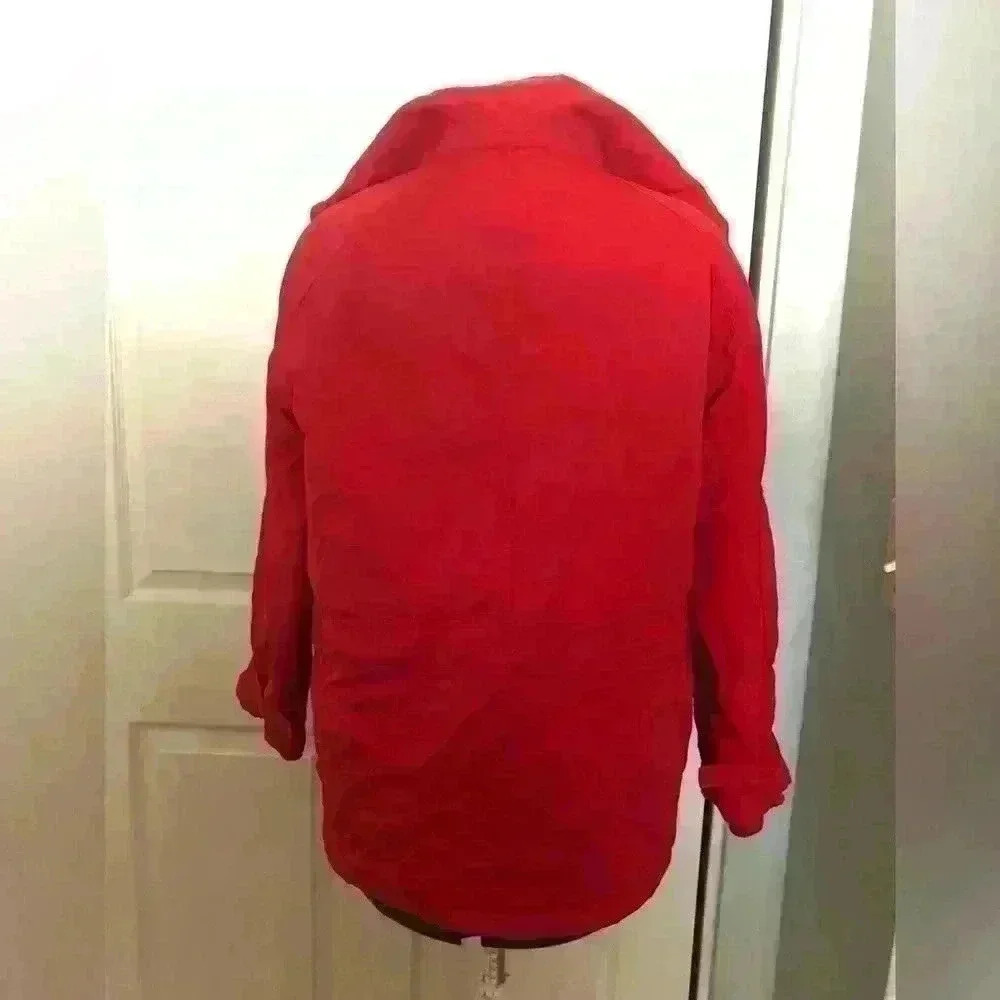 Vtg y2k ecko red hooded snow jacket women Medium - Picture 5 of 14